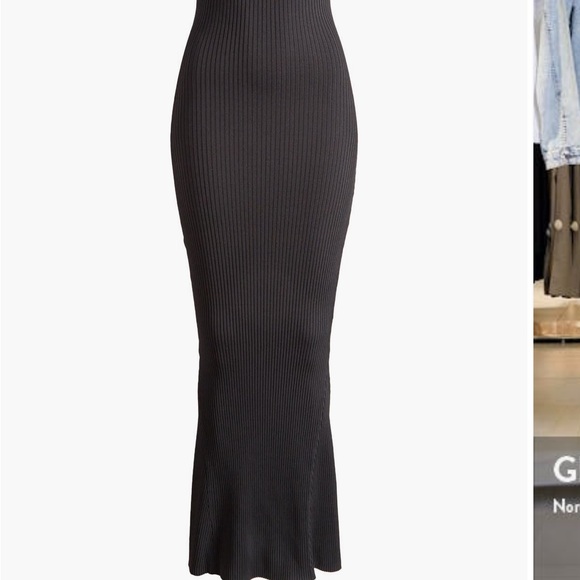 Good American Dresses & Skirts - Good American Black Ribbed Maxi Skirt